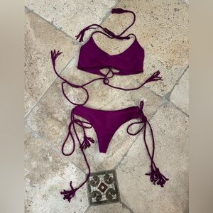 KAOHS Purple Tie Bikini (Size Medium)